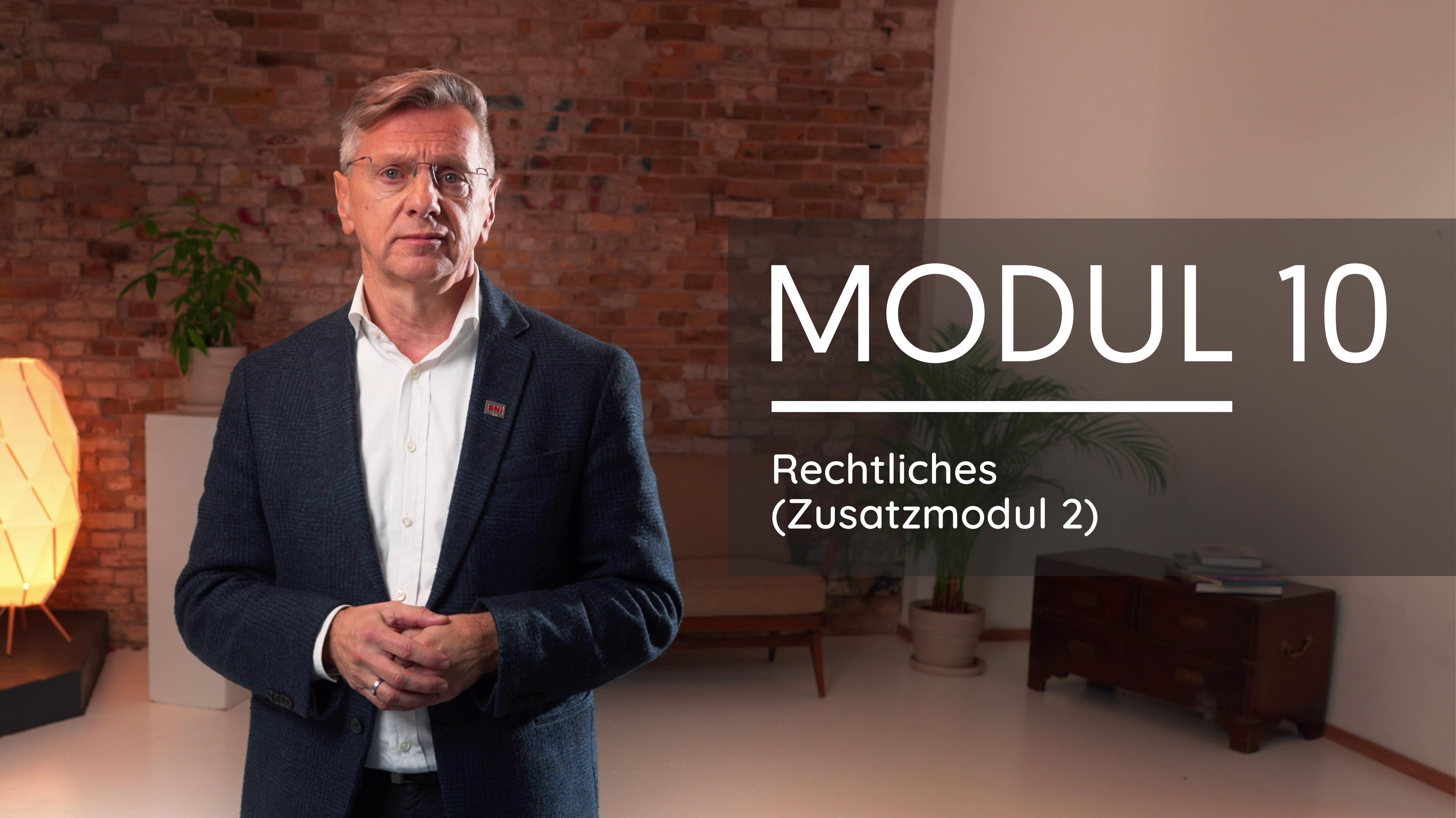Modul 10 - rechtliche Grundlagen