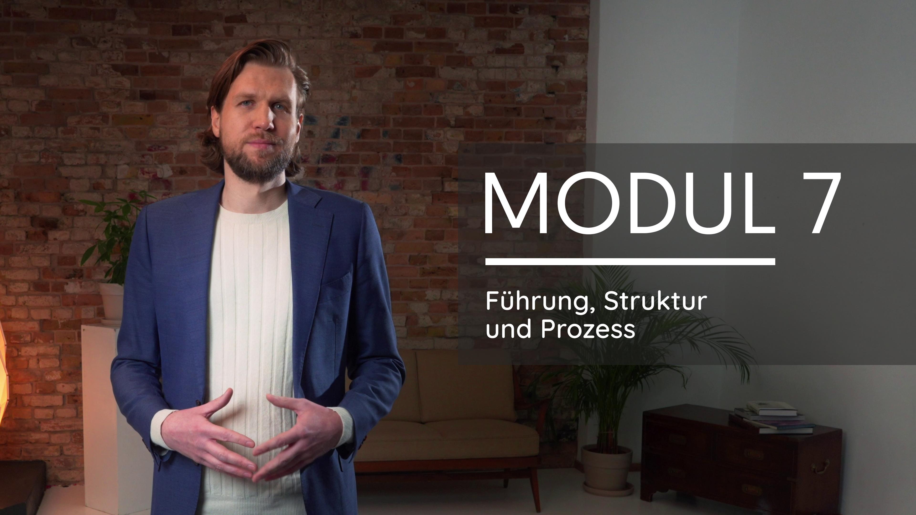 Modul 7 - Führung, Struktur und Prozess